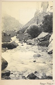 Provincie Razavi Khorasan, Írán, kolem roku 1908 (černobílá fotografie)