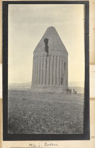 Provincie Razavi Khorasan, Írán, kolem roku 1908 (černobílá fotografie)