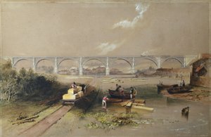 Willington Dean viadukt od John Wilson (after) Carmichael