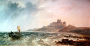 Bamburský hrad od John Wilson Carmichael