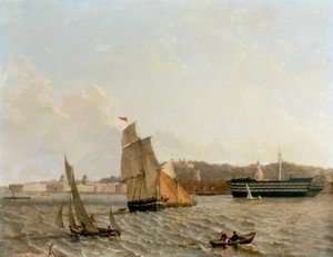 Pohled přes Temži do Greenwiche s Greenwich Hospital, od John Wilson Carmichael