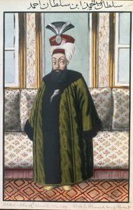 Abdul Hamid I (1725-89) Sultan 1774-89, z „Série portrétů tureckých císařů“, 1808