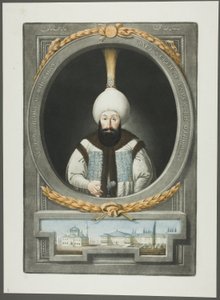 Abdul Hamid Khan z Portrétů tureckých císařů od John Young
