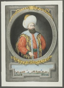 Bajazet Kahn I, z Portrétů tureckých císařů od John Young