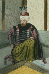 Mahomet (Mehmed) IV. (1642–1693), sultán v letech 1648–1687, z „Série portrétů tureckých císařů“