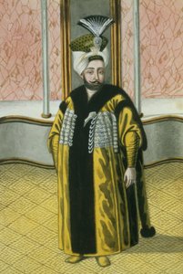 Mustapha IV. (1779–1808), sultán v letech 1807–1808, z „Série portrétů tureckých císařů“