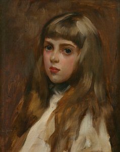 Portrét Marjorie Armstrongové, kolem roku 1895