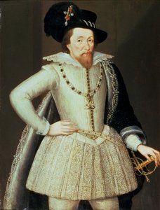 James I, poloviční portrét