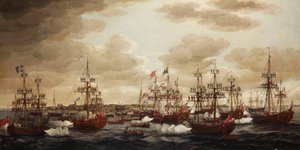 Přistání princezny Charlotte v Harwichi v roce 1761, 1762