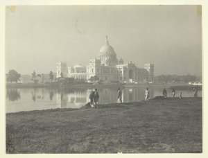 Victoria Memorial v Kalkatě, ca. 10. léta 20. století.