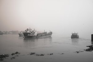 Továrna na jutu, Kalkata, Indie, 2017 (foto) od Jon Nicholson