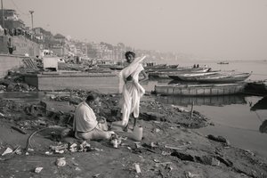 Manikarnika Ghat, Váránasí, 2016 (foto)