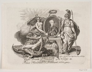 Christian VII jako korunní princ od Jonas Haas