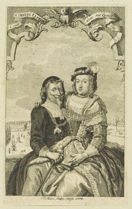 Dvojportrét Corfitze Ulfeldta a jeho manželky Leonory Christiny, 1754.
