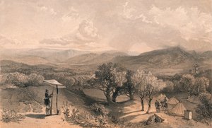 „Údolí Baidar, ze zadní Petroskiho vily, pohled na východ“, 1856 od Jonathan Needham