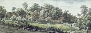 Harbledown, poblíž Canterbury, 1757 (wc s perem a šedým inkoustem přes grafit na papíře)
