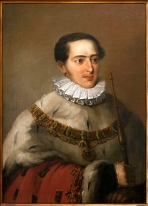 Portrét Dona Miguela I. (Michael I. Portugalský od João Baptista Ribeiro