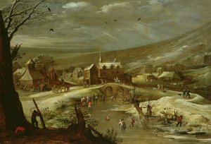 Venkov s bruslaři