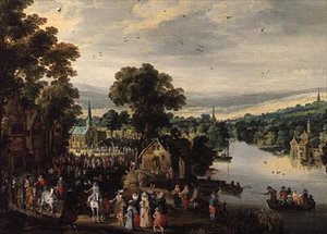 Village Fete od Joos or Josse de The Younger Momper