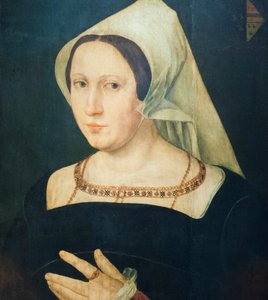Anna van Spangen, manželka Adriaena van der Goese od Joos van (after) Cleve