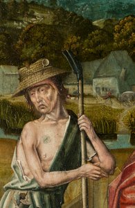 Triptych z Betléma, cca 1540 (malba na dřevě) od Joos van (attr. to) Cleve