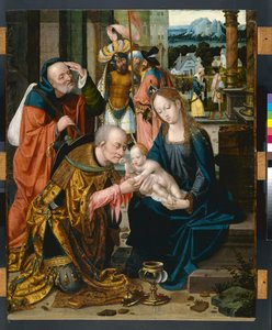 Klanění králů od Joos van Cleve