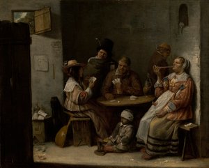 Hráči karet, kolem roku 1645