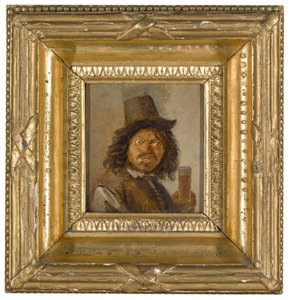 Portrét muže svírajícího nápoj od Joos van Craesbeeck