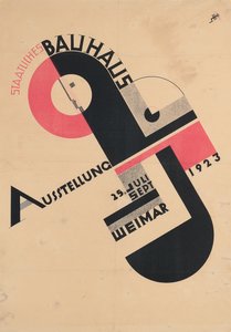 Plakát pro státní výstavu Bauhaus v roce 1923