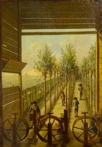 Kleingarenbaan na Jaagpadu v Goudě v roce 1795 od Joris Herst