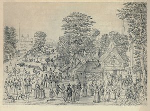 Svatební slavnost v Bermondsey, 1590, 1920 od Joris Hoefnagel