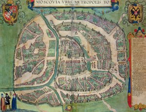 Mapa Moskvy, z 