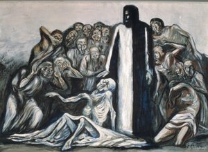Vzkříšení Lazara od José Clemente Orozco