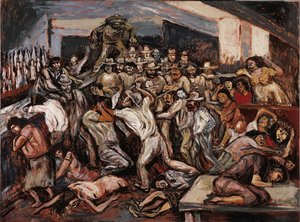 Hádka v kabaretu, 1944. od José Clemente Orozco