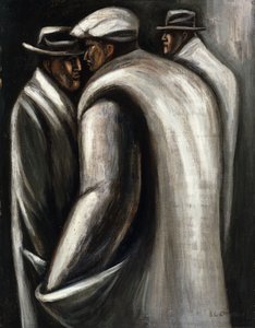 Nezaměstnaní, cca 1928-30 (olej na plátně) od José Clemente Orozco