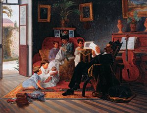 Scéna rodiny Adolfa Pinta