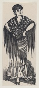 Cikán, ca. 1880-1910, ca. 1880-1910. od José Guadalupe Posada