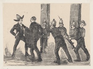 Poprava Ježíše Bruno Martinez, 1892., 1892. od José Guadalupe Posada