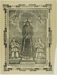 Zázračný obraz našeho Spasitele (The Miraculous Image of Our Savior) od José Guadalupe Posada