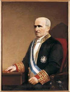 Portrét politika Francisca Santa Cruz od José María Galván y Candela