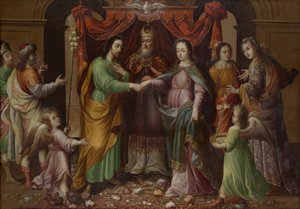 Svatba Panny, ca. 1690. od José Sánchez
