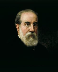 Portrét Francisco Pi i Margall (1824-1901) španělský státník a spisovatel (1824-1901) od José Sánchez Pescador