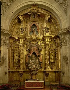 Retable of the Sacrament Chapel od Jose Benito de Churriguera