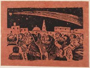 Velká kometa od José Guadalupe Posada