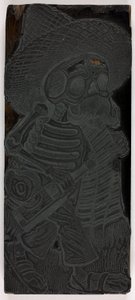 Tiskový štoček pro Calaveru mas, č. 2 od José Guadalupe Posada