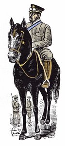 Mexická revoluce (1910-1920): Portrét viktoriánského zahradníka (1854-1916). Xylografie od Jose Guadalupe Inn (1852-1913). od José Guadalupe Posada