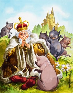 Kouzelná píšťalka (kvaš na papíře)