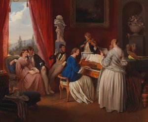 Rodinný koncert, 1841.