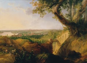 Pohled na hlavní a rezidenční město Vídeň z vyhlídky u Nussdorfu od Josef Fischer