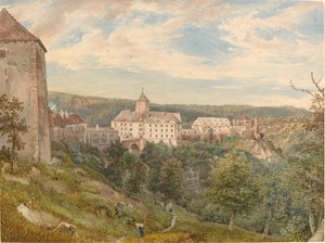 Večer hrad Eichhorn od Josef Höger